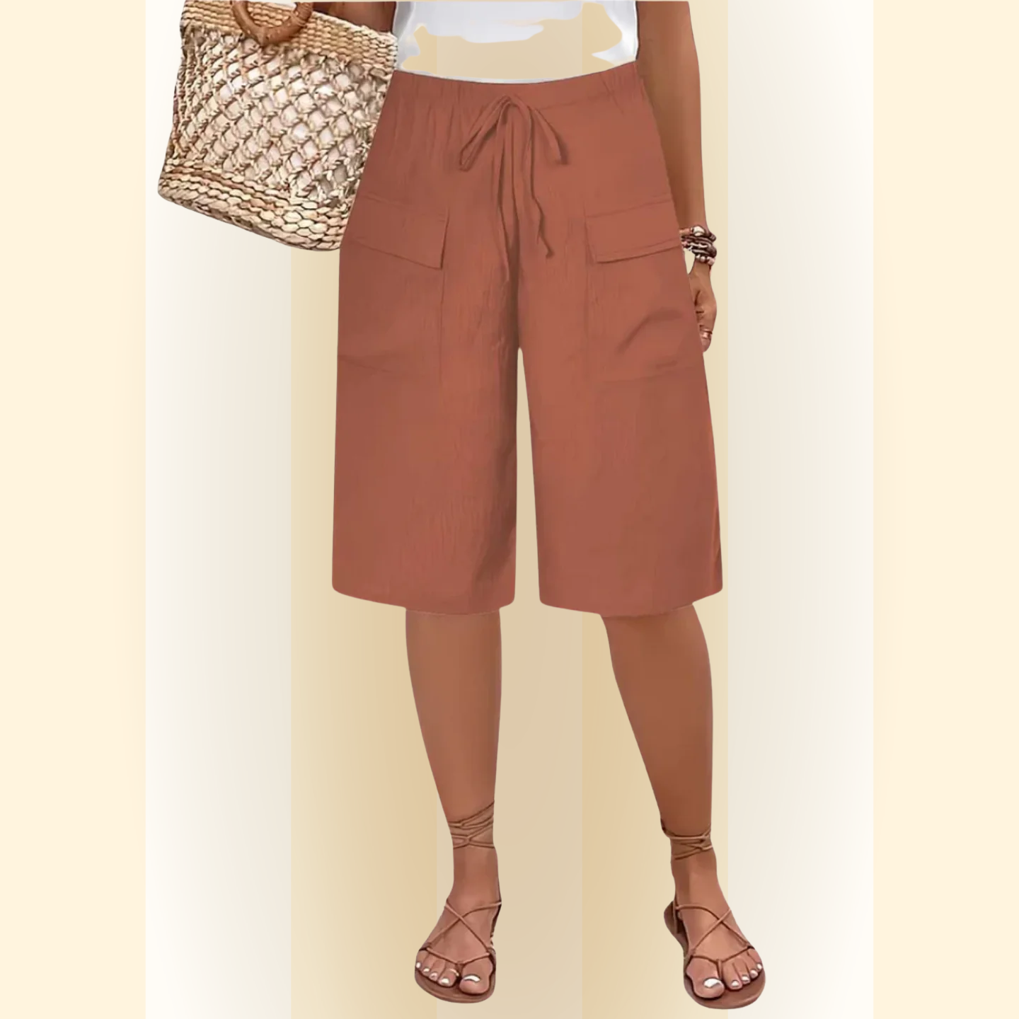 Elixra | Korte broek met elastische tailleband