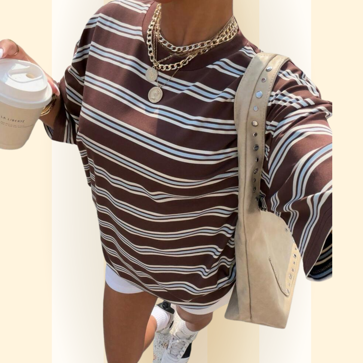 Alenya | Comfortabel t-shirt met strepen