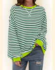 Oceira - Casual gestreepte trui