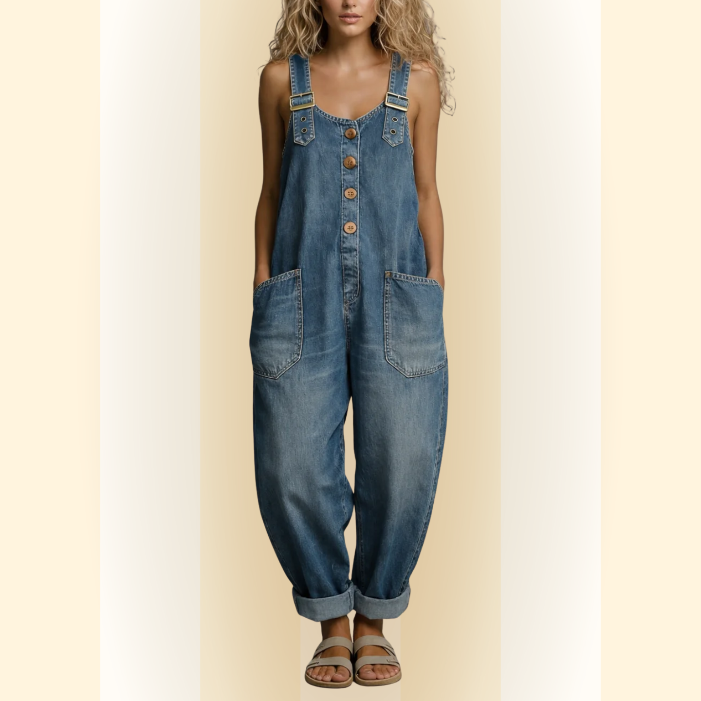 Evania | Denim Jumpsuit