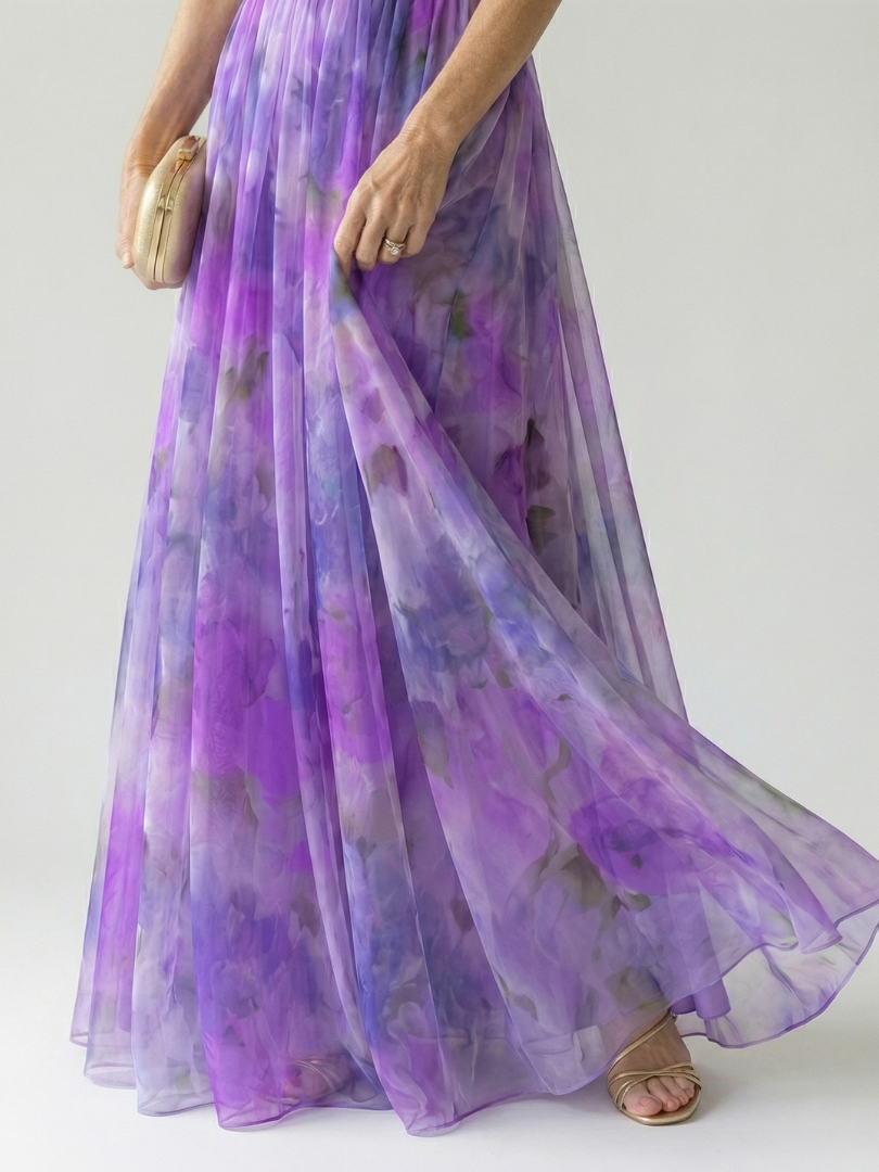 Gemma | Zachte Wrap Lange Jurk