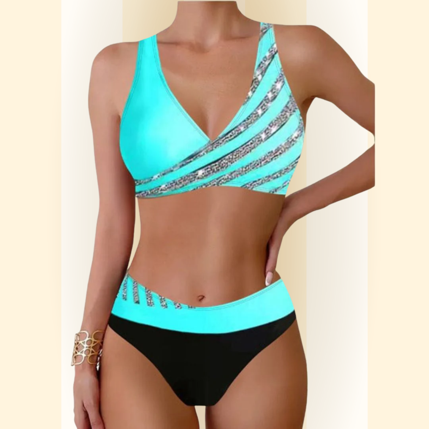 Zulema | Geprinte Haltertop Kleding