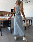 Lioren | Maxi Denim Jurk