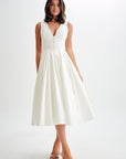 CHRISTINE | Mouwloze Midi Jurk