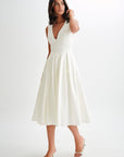 CHRISTINE | Mouwloze Midi Jurk