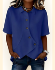 Amelisse | Blouse met schuine knopen