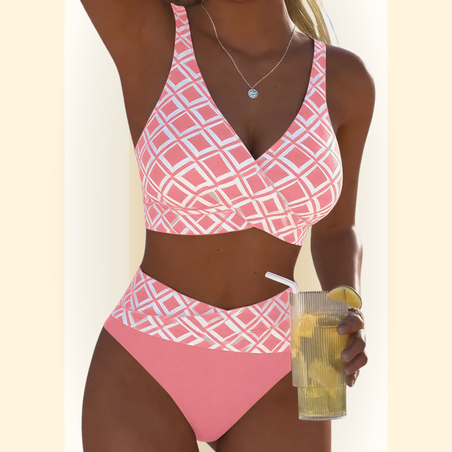 Elowen | Bikini Set met leuke Print
