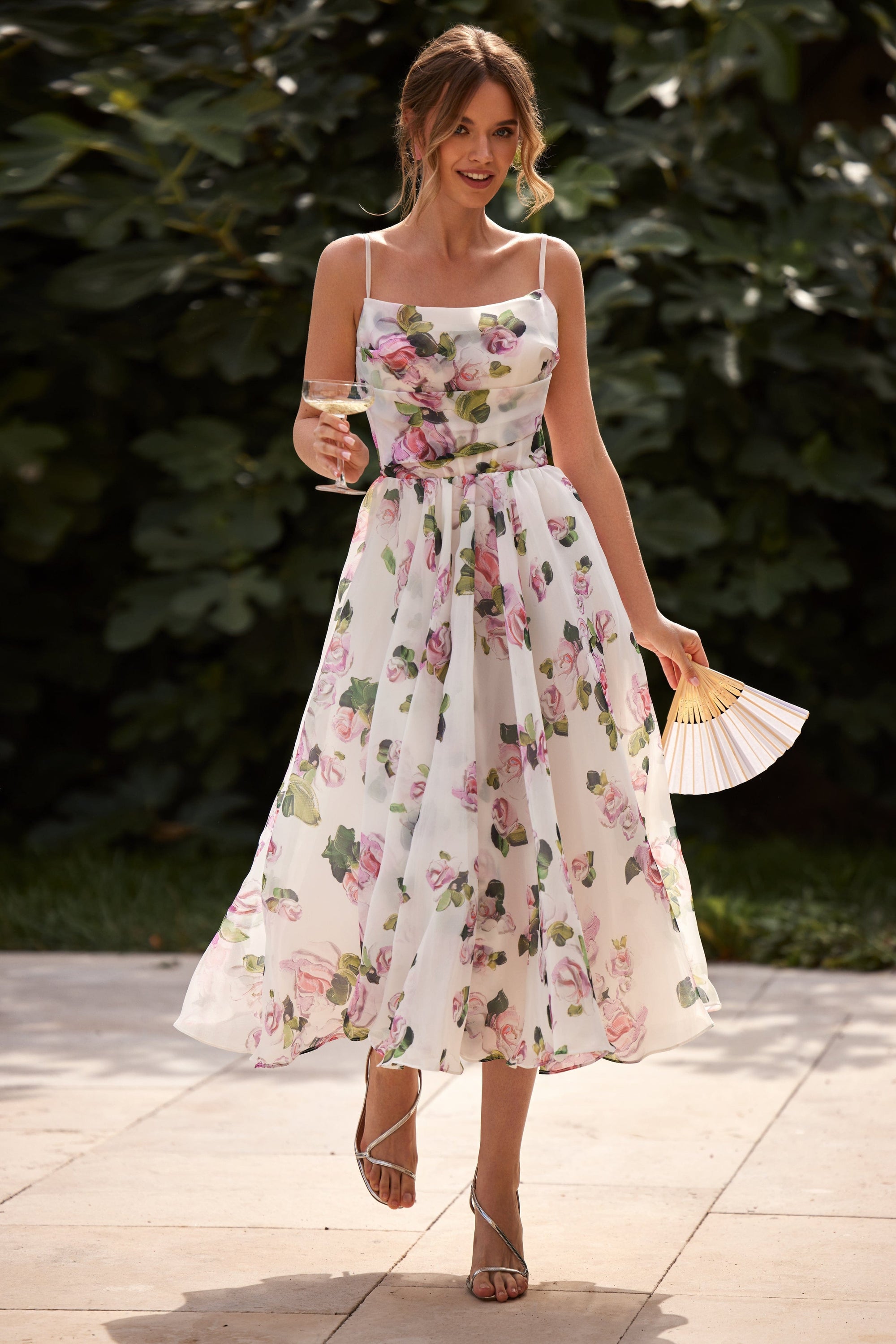 EMERY | Midi Bloemen Jurk
