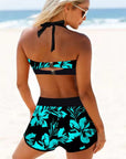Vittoria | Hoge Taille Badpak met Bloemenprint
