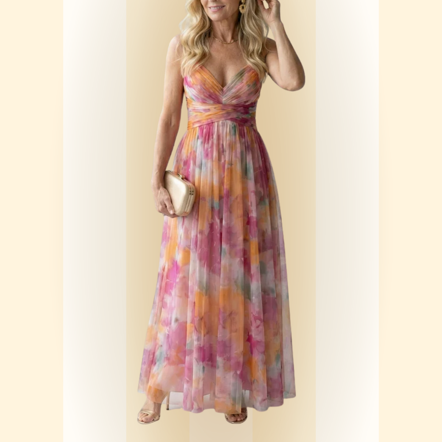 Gemma | Zachte Wrap Lange Jurk