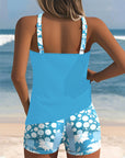 Tiziana | Modieuze Badpak Setje - Ademend tanktop en short voor stranddagen