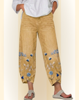 Vesna | Casual Geborduurde Broek