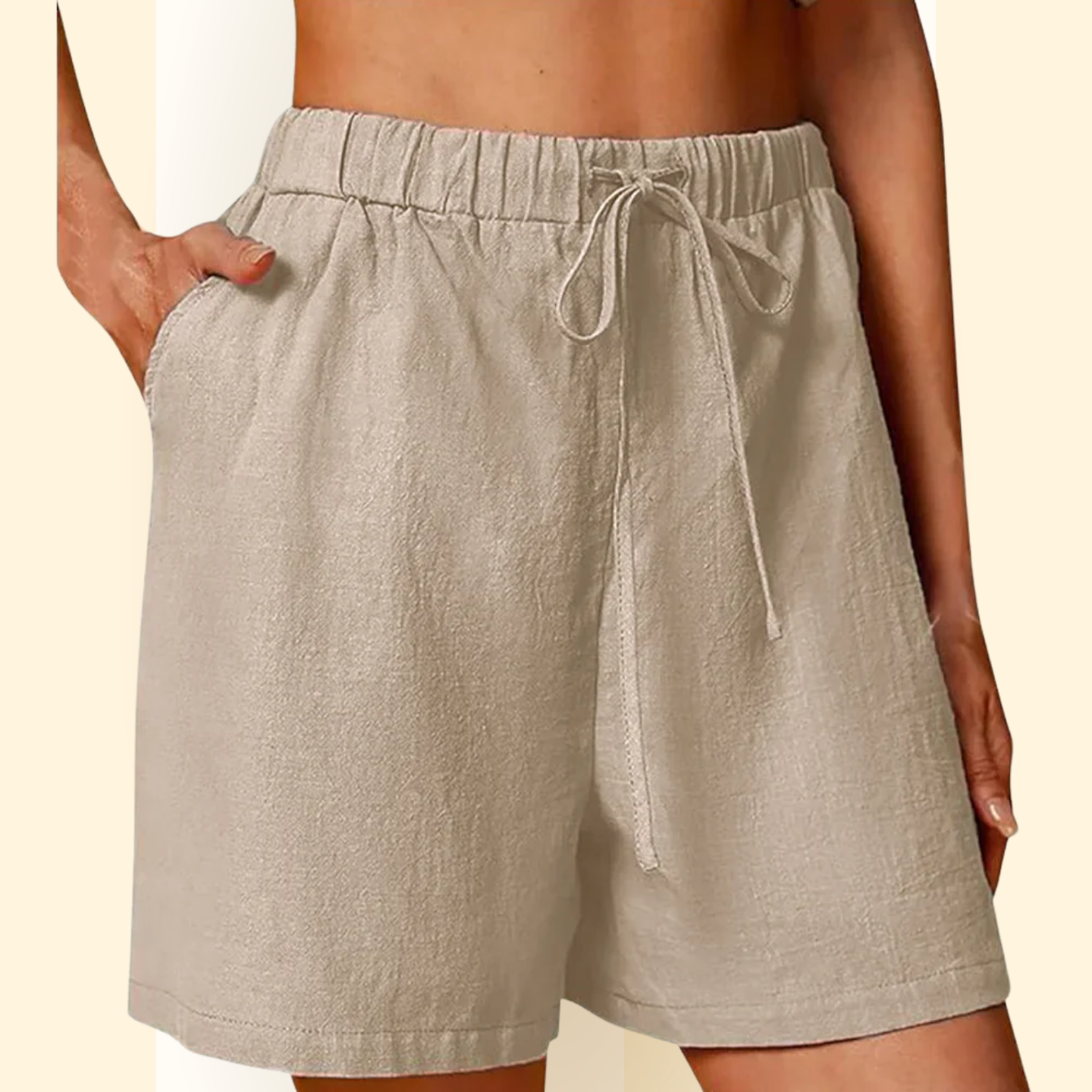 Liliana | Comfortabele Linnen shorts