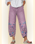 Vesna | Casual Geborduurde Broek