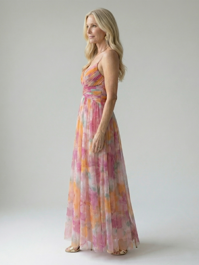 Gemma | Zachte Wrap Lange Jurk
