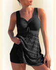 Caterina | Tankini Setje met overskirt en shortje