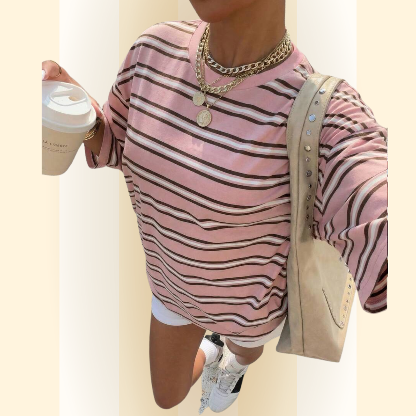 Alenya | Comfortabel t-shirt met strepen