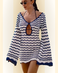 Federica | Boho gestreepte Cover-up voor de zomer