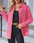 Zafelle | Casual denimjas met robuuste details en fijne pasvorm
