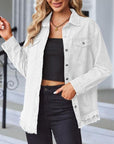 Zafelle | Casual denimjas met robuuste details en fijne pasvorm