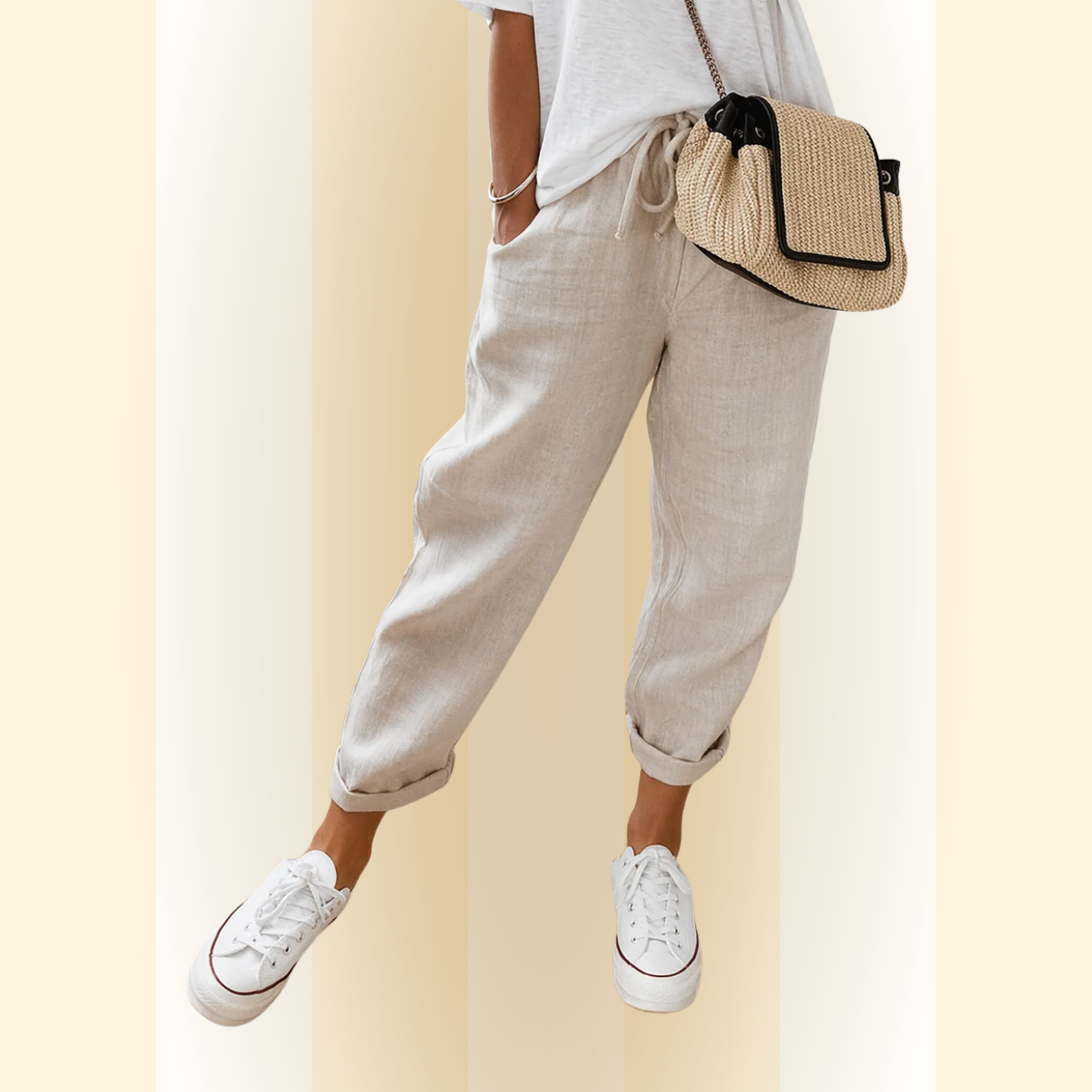 Alessia | Relaxte broek met Comfortabele Pasvorm