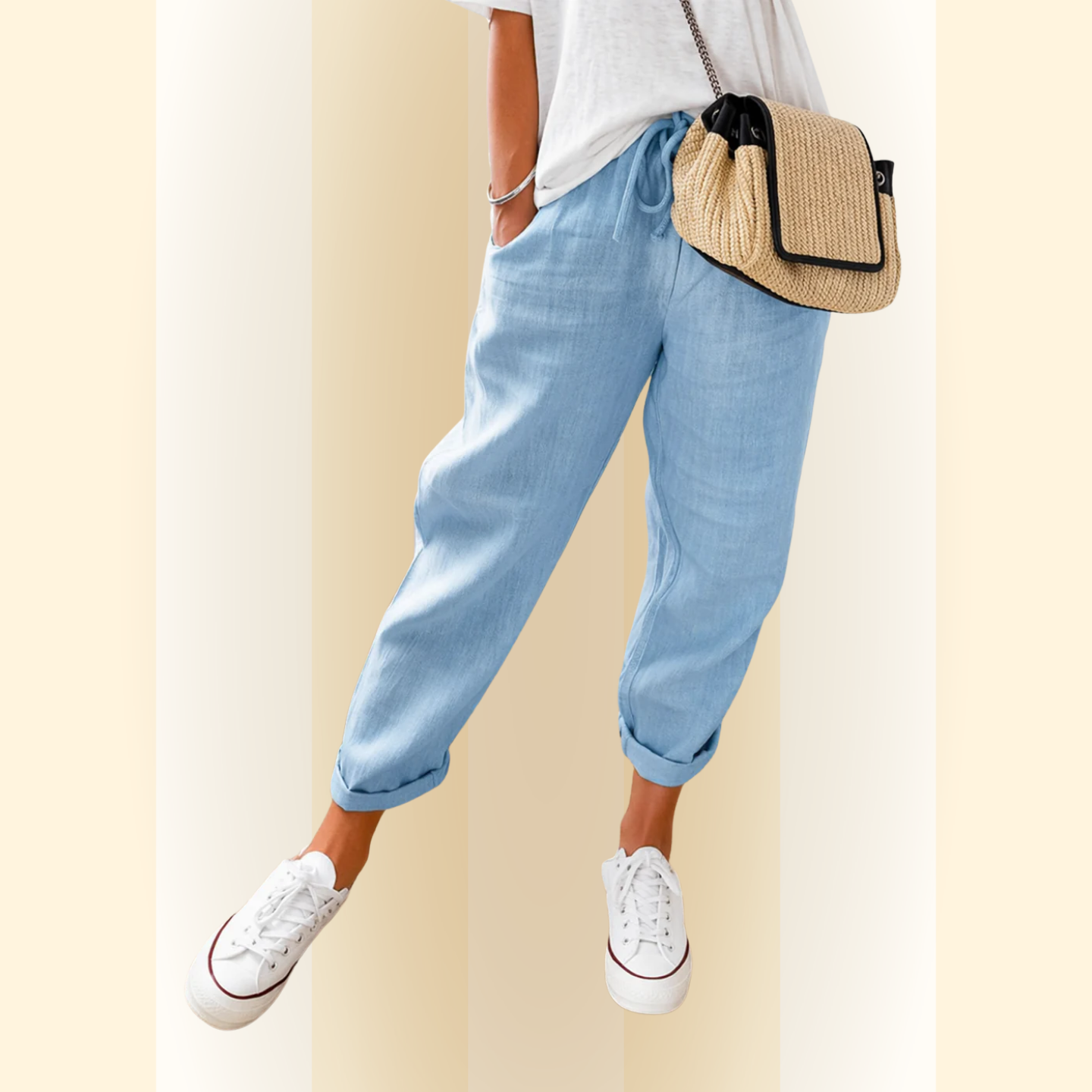 Alessia | Relaxte broek met Comfortabele Pasvorm