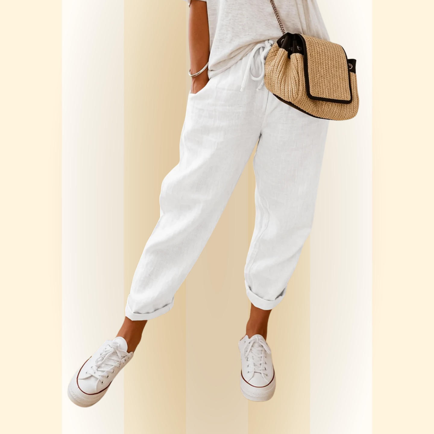 Alessia | Relaxte broek met Comfortabele Pasvorm