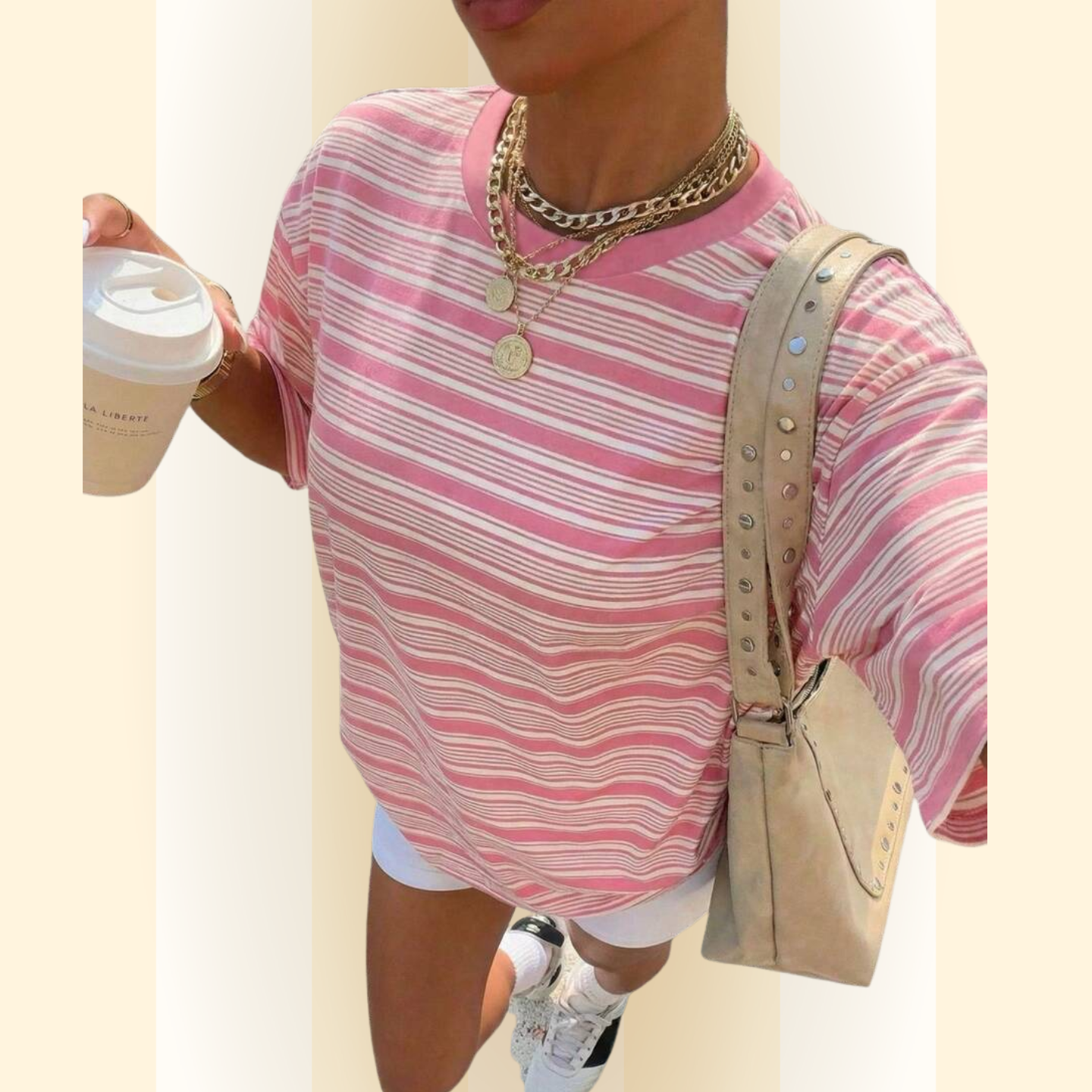 Alenya | Comfortabel t-shirt met strepen