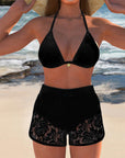 Nicoletta | Elegante Effen Kanten Bikiniset