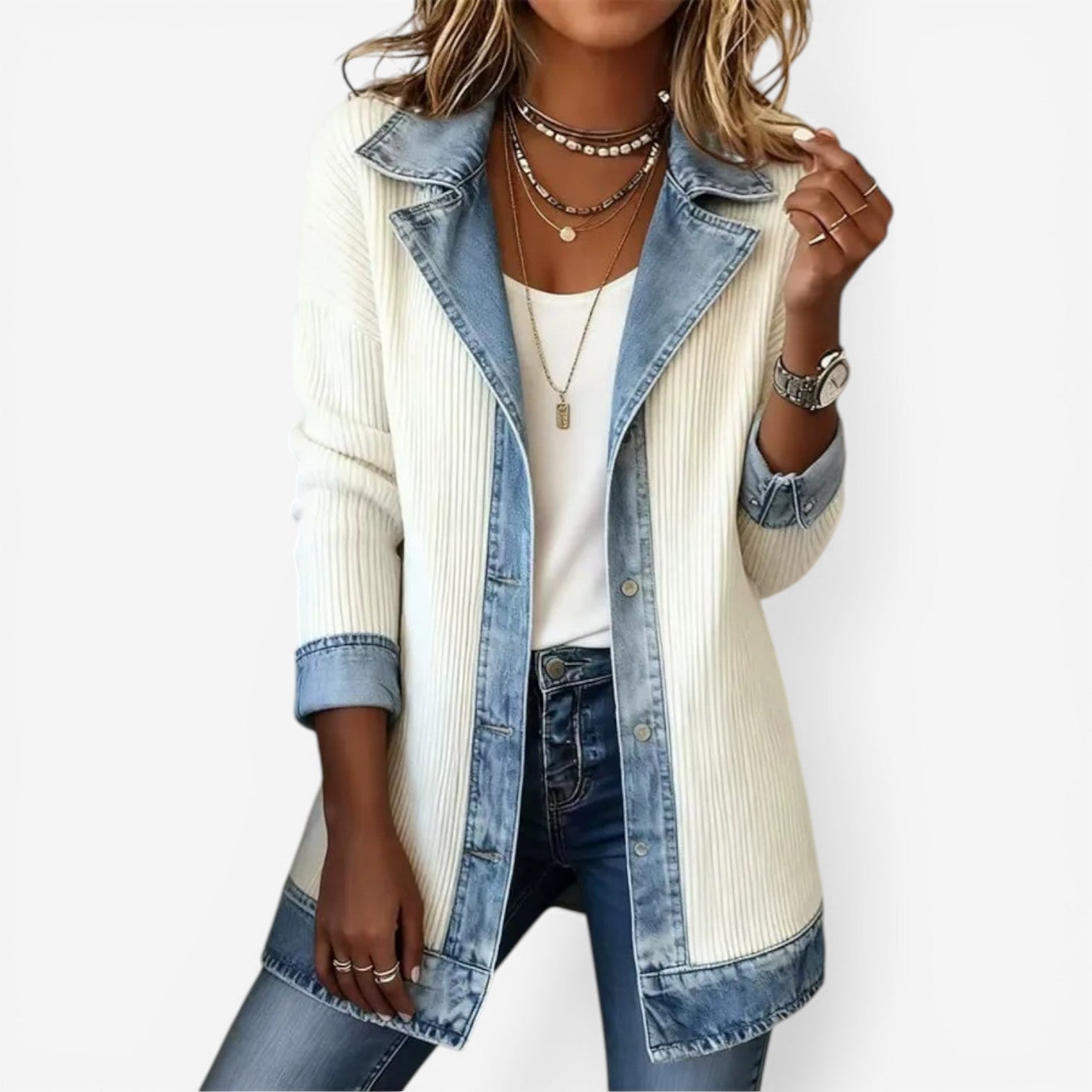 Lazira | Relaxed Denimjack