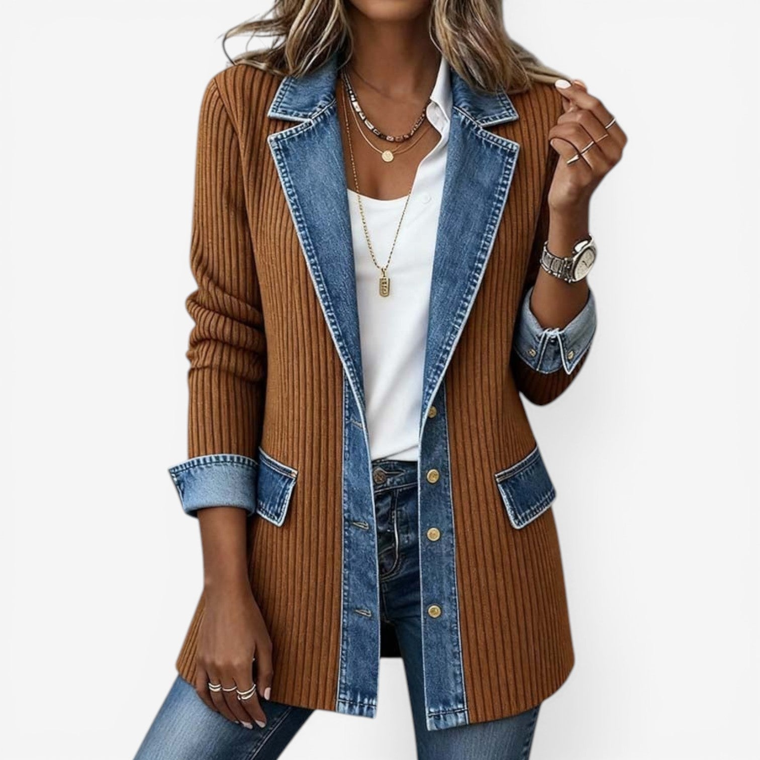 Lazira | Relaxed Denimjack