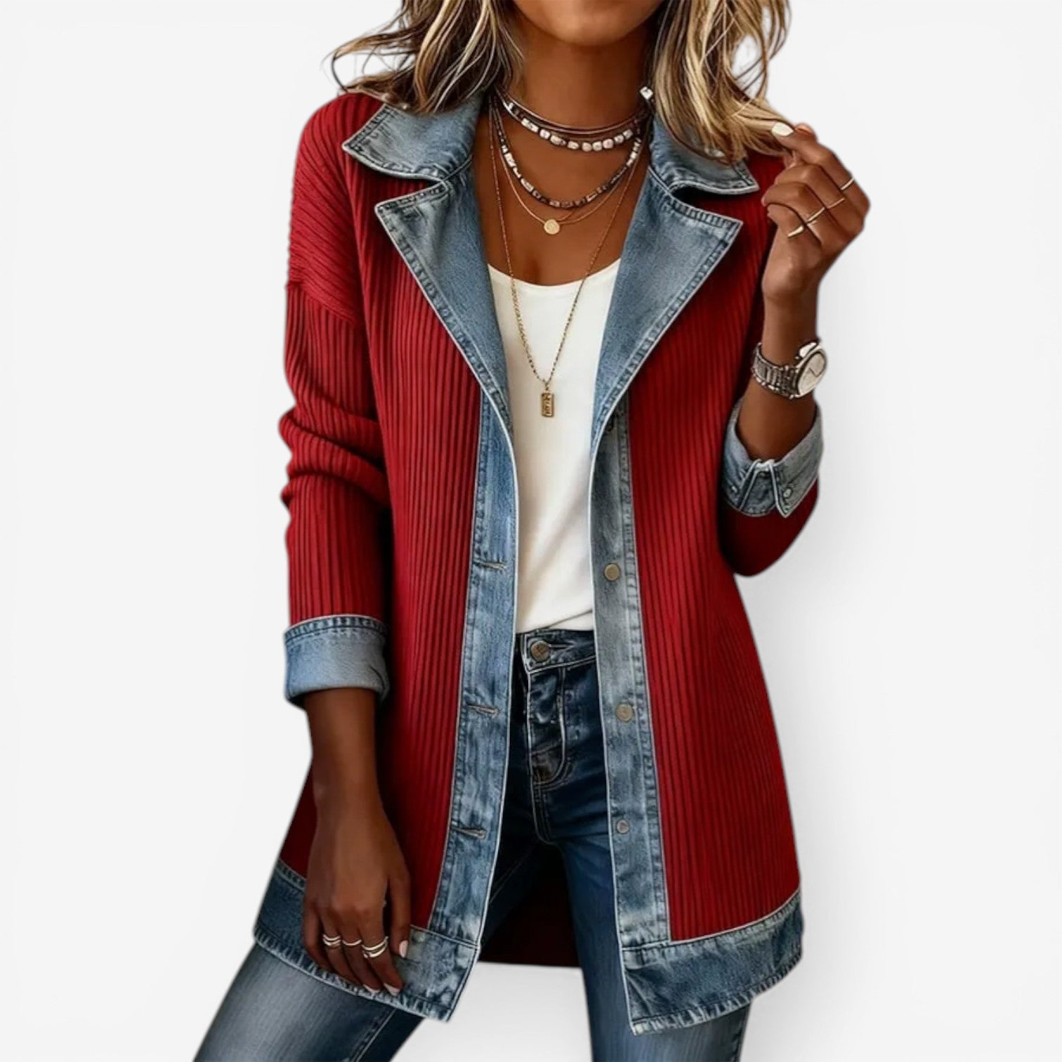 Lazira | Relaxed Denimjack