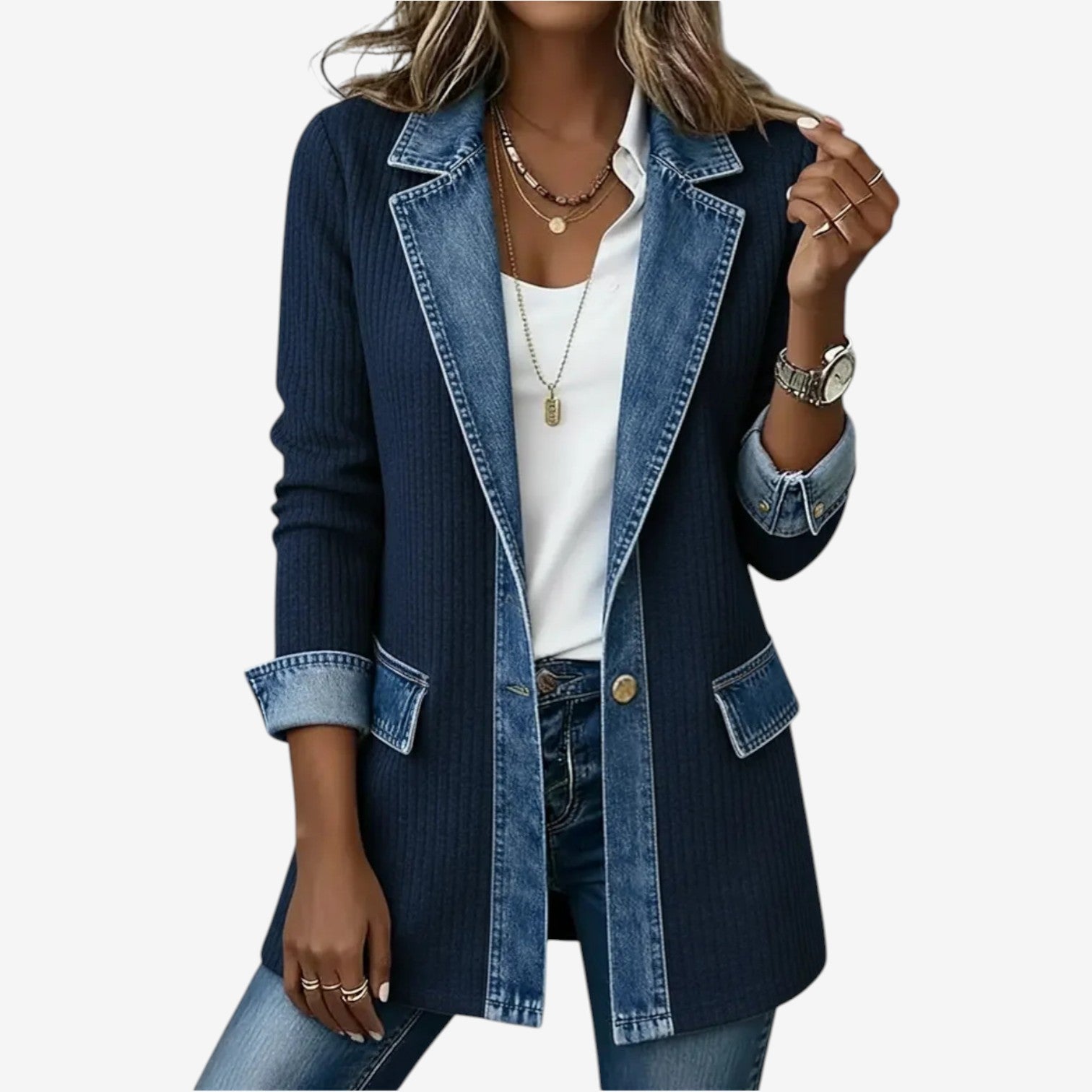Lazira | Relaxed Denimjack