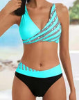 Giorgia | Geprinte Bikini in Warme Tinten met Ondersteuning