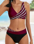 Giorgia | Geprinte Bikini in Warme Tinten met Ondersteuning