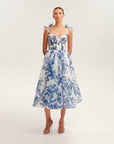 LESLIE | Floral Midi Jurk