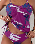 Isla - Tankini Set met Tropische Bladerenprint