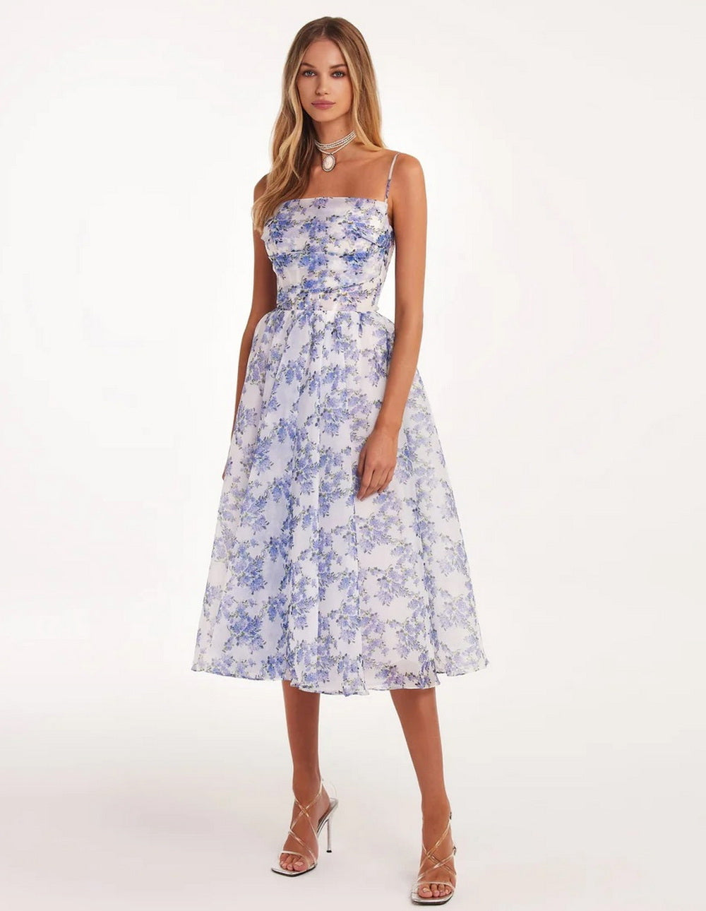 EMERY | Midi Bloemen Jurk