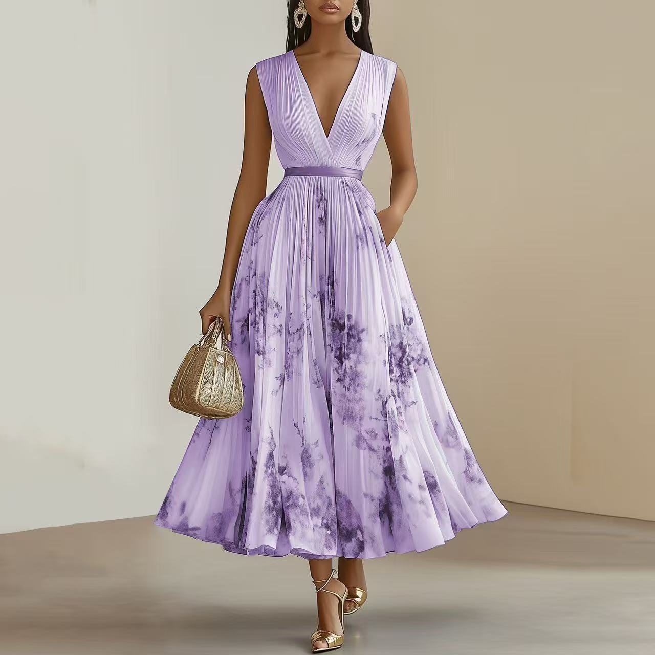 YVETE | Wrap Maxi Jurk