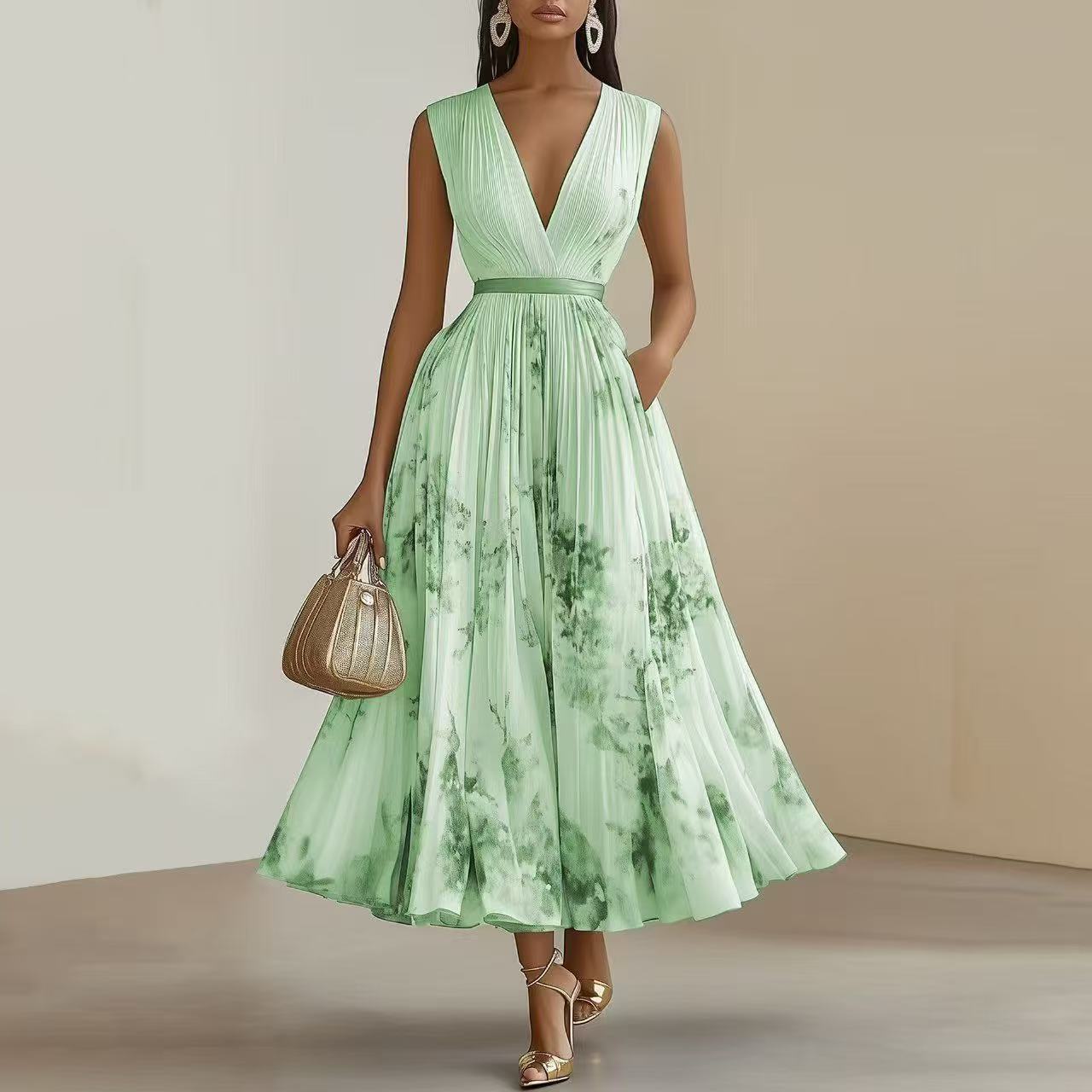 YVETE | Wrap Maxi Jurk