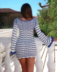Federica | Boho gestreepte Cover-up voor de zomer