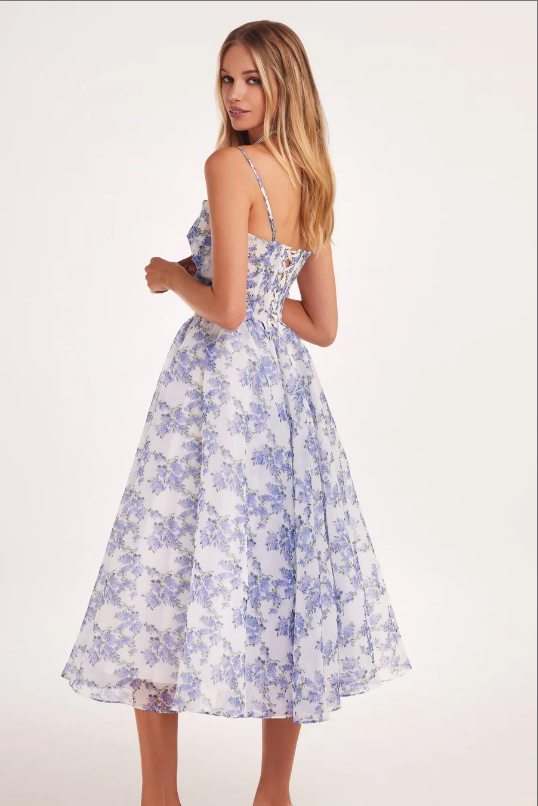 EMERY | Midi Bloemen Jurk