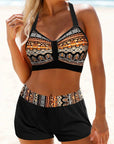 Lavinia | Hoge Taille Ribbet Bikini