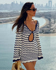 Federica | Boho gestreepte Cover-up voor de zomer
