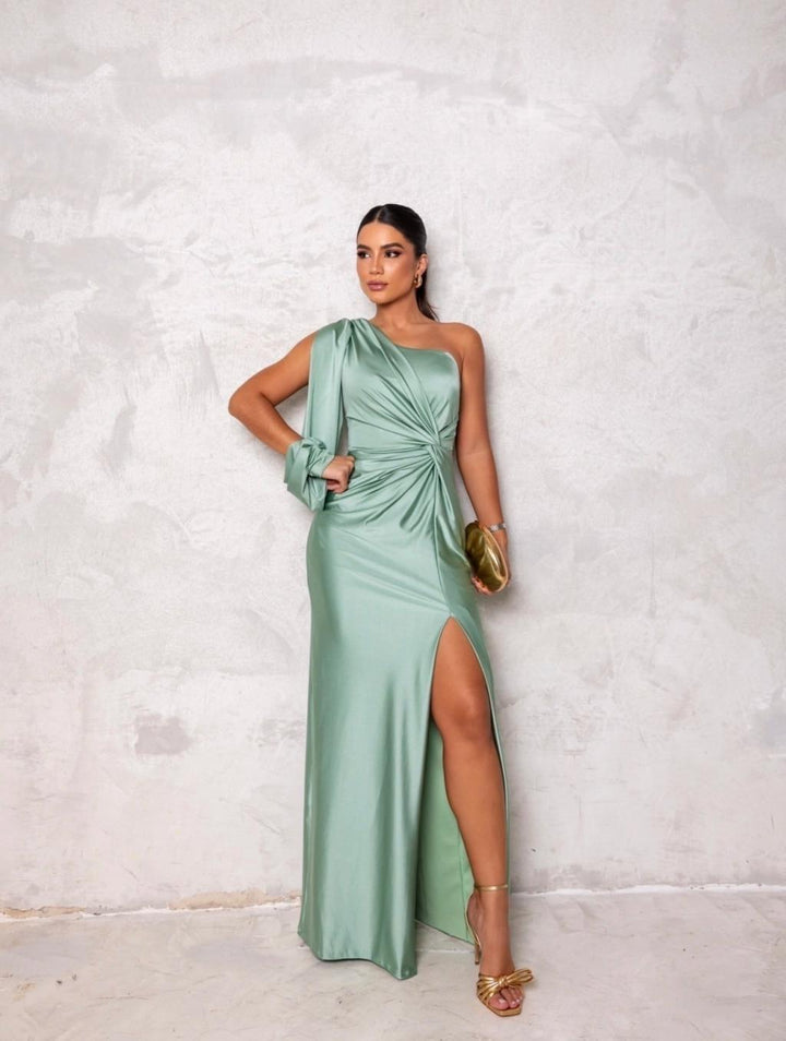 KATJA | One-Shoulder Maxi Jurk