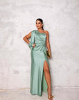 KATJA | One-Shoulder Maxi Jurk