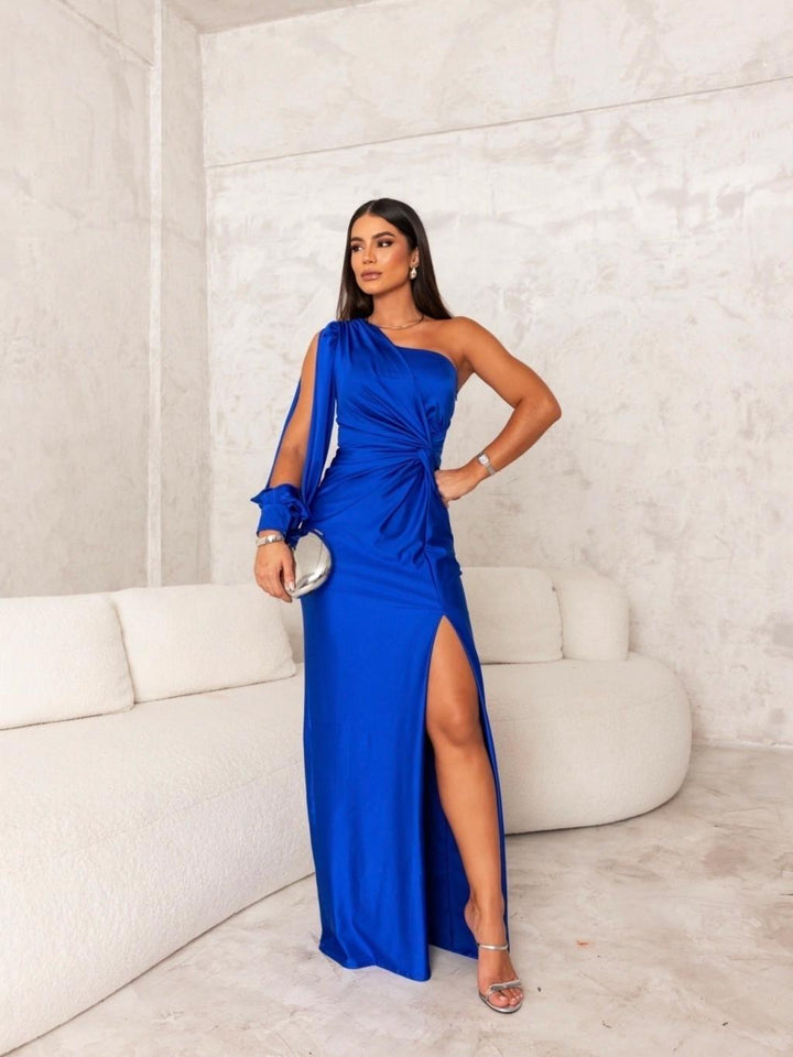 KATJA | One-Shoulder Maxi Jurk
