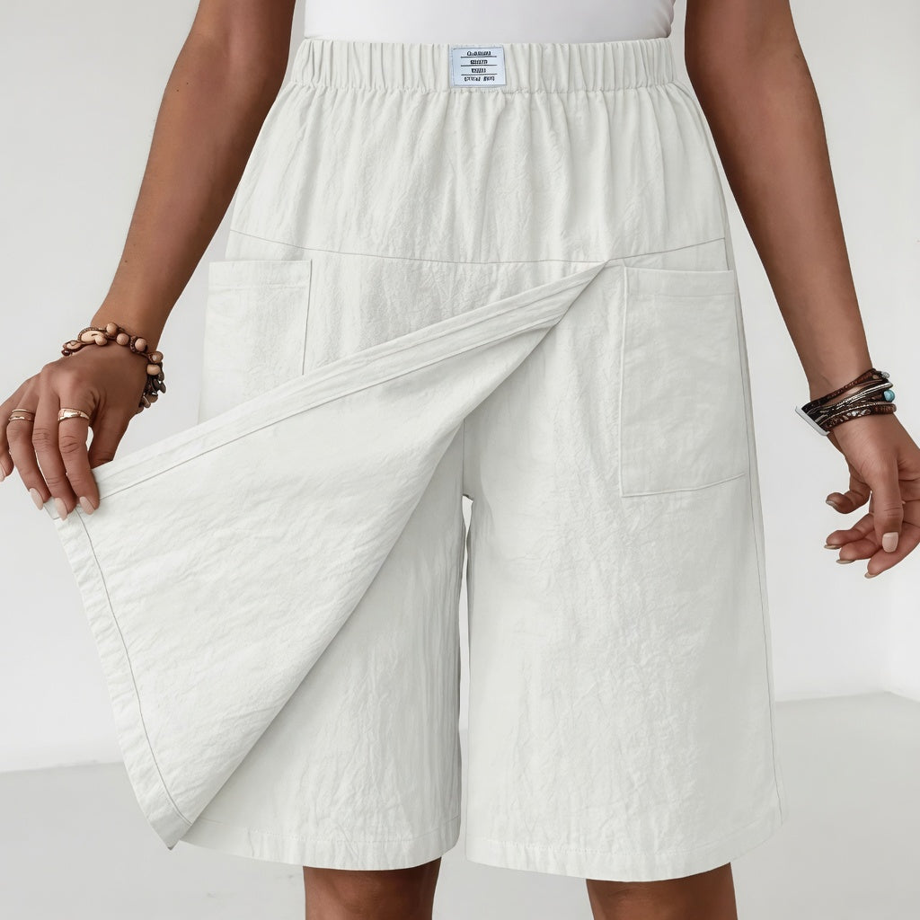 Alessira | Short met Elastische taille en Praktische zakken