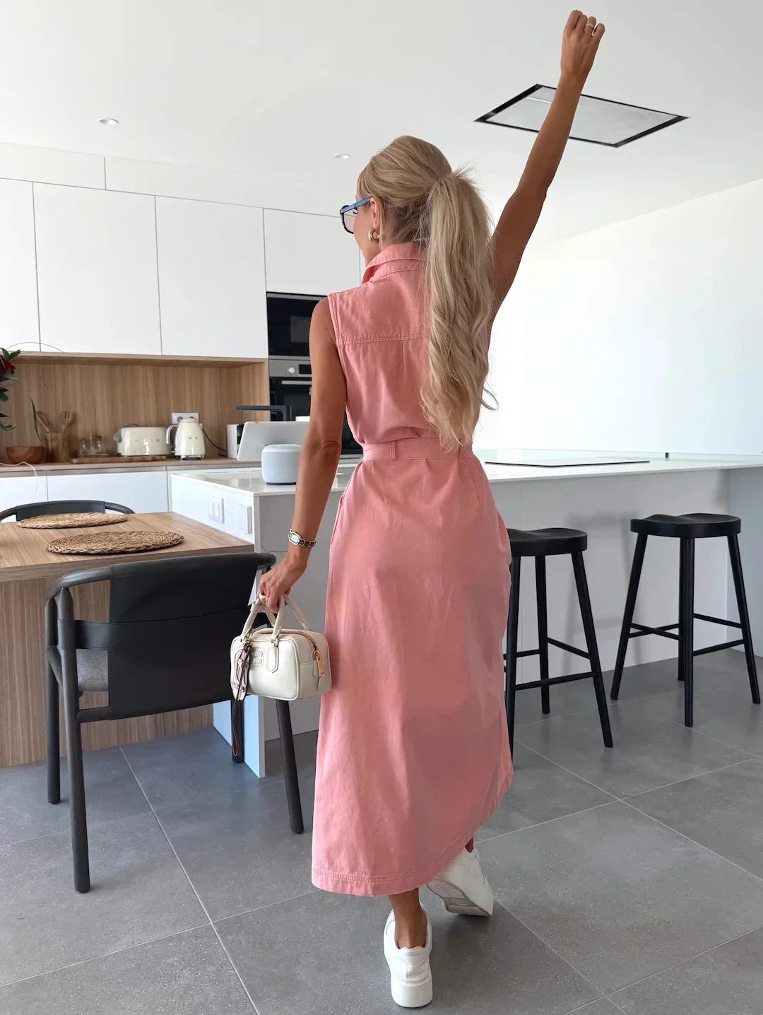 Lioren | Maxi Denim Jurk