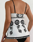 Margarita - Tankini Set met Bloemenpatroon en Buikbedekking